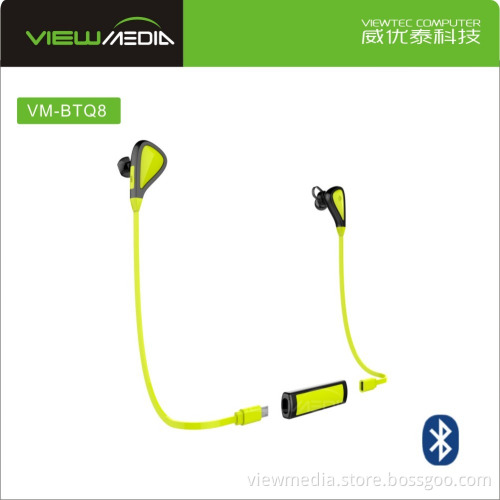 2016 Viewmedia bluetooth 4.0 headset with power bank VM-Q8